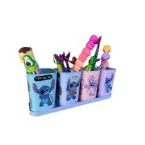 Porta Canetas ou lápis organizador de mesa Stitch plasutil Porta Canetas ou lápis organizador de mesa Stitch plasutil