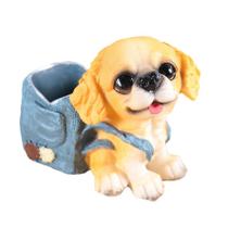 Porta-canetas Porta-lápis de resina Organizador de mesa para cães Porta-canetas Porta-lápis de resina Organizador de mesa para cães