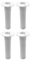 Porta Caniço Varas Embutir Reto Barco Caiaque Br Kit 4