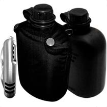 Porta Cantil + Cantil Térmico Sobrevivencia 900ml + Canivete Porta Cantil + Cantil Térmico Sobrevivencia 900ml + Canivete