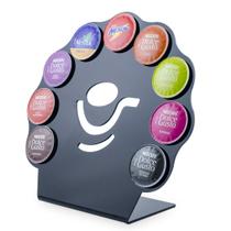 Porta Cápsula Acrílico Dolce Gusto Leque Preto - 9 un