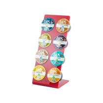 Porta Cápsula Acrílico Três Corações Espinha Vermelho - 8 un. Porta Cápsula Acrílico Três Corações Espinha Vermelho - 8 un.