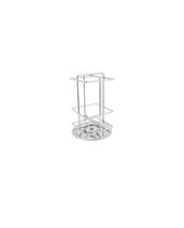 Porta Cápsula Cromado Giratório 40 capsulas Nespresso - Mimo