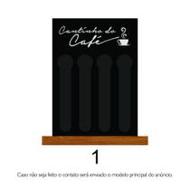 Porta Capsula De Café Em Acrílico e Madeira Para 20 Cápsulas - HotCase
