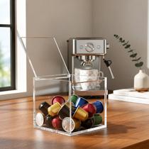 Porta Cápsula de café em Acrílico Transparente 3mm Porta Cápsula de café em Acrílico Transparente 3mm