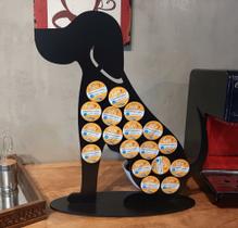 Porta capsula de café modelo cachorro marca Três corações