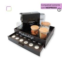 Porta capsula e bandeja decorativa 3 modelos marcas dolce gusto nespresso e 3 corações