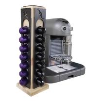 Porta Cápsula Nespresso Suporte de café, Preto Sofisticação