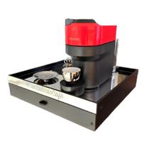 Porta Cápsulas Bandeja Organizadora 45x45 Vidro Espelhado Porta Cápsulas Bandeja Organizadora 45x45 Vidro Espelhado