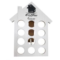 Porta Cápsulas Café 3 Corações Casa Branco HD65965 Porta Cápsulas Café 3 Corações Casa Branco HD65965