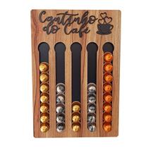 Porta Cápsulas Café 30x40 Nespresso - Nogueira - Cantinho do Café 40 Cápusulas Porta Cápsulas Café 30x40 Nespresso - Nogueira - Cantinho do Café 40 Cápusulas