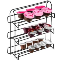 Porta Cápsulas De Café Em Aço Carbono Organizador Para Cápsulas Preto Fosco Schmitt