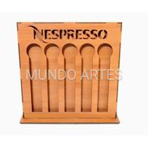 Porta cápsulas de café fabricado em Mdf 3mm e Pintado na sua cor preferida com capacidade para 20 cápsulas - MUNDO ARTES ARTESANATO MDF