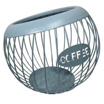 Porta Cápsulas de Café Universal Redondo em Ferro 20,5 x 18cm Porta Cápsulas de Café Universal Redondo em Ferro 20,5 x 18cm