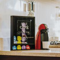 Porta cápsulas de parede - Hora do café