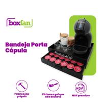 Porta Cápsulas e Bandeja Decorativa em Mdf Dolce Gusto