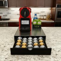 Porta Cápsulas E Suporte De Máquina de Café Compatível Com Café Nespresso Porta Cápsulas E Suporte De Máquina de Café Compatível Com Café Nespresso