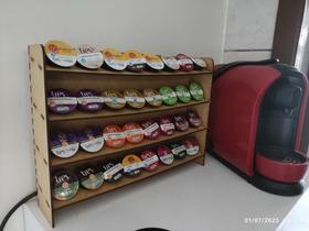 Porta cápsulas em MDF Porta cápsulas em MDF