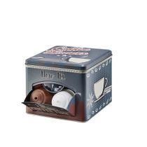 Porta Capsulas Quadrada Estampada Coffee Time Hauskraft