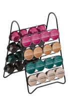 Porta Cápsulas Três Corações Suporte Preto para 32 Unidades Café Porta Cápsulas Três Corações Suporte Preto para 32 Unidades Café