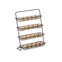 Porta Cápsulas Universal em Aço com Acabamento em Poliéster Preto 22x11,3x28,5cm - Arthi