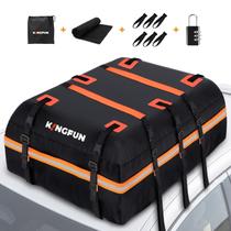 Porta-cargas de telhado Kingfun Waterproof 15L para carro com prateleiras