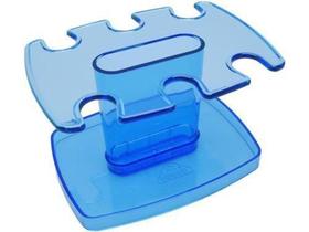 Porta carimbo modular p/6 lug. azul clear 806 - Acrimet