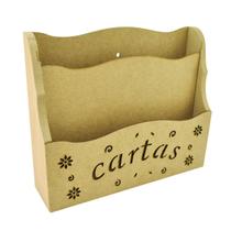 Porta Carta com Divisoria 24,5x6,5x20,5 Mdf Madeira