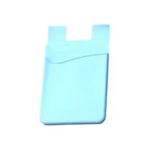 Porta Cartão Adesivo Para Celular Suporte Para Capinha Cartão Protetor Cor:Azul Agua