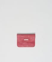 Porta Cartao Couro Basico - Bordo