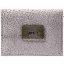Porta Cartão Couro Espelho Artlux 940 Porta Cartão Couro Espelho Artlux 940