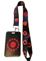Porta Cartão Cracha Com Cordão Suporte 2 Camadas Anime Porta Cartão Cracha Com Cordão Suporte 2 Camadas Anime
