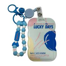 Porta Cartão Crachá Frases com Cordão Retrátil