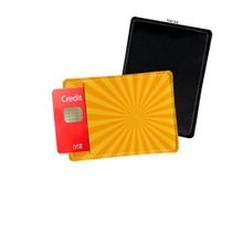 Porta Cartão de Credito Amarelo Lar Efeito Raios Sol - Personalize do seu jeito