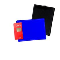 Porta Cartão de Credito Azul Royal Fundo - Personalize do seu jeito