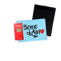 Porta Cartão de Credito Biomedicina Azul