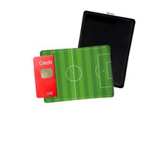 Porta Cartão de Credito Campo de Futebol Verde - Personalize do seu jeito