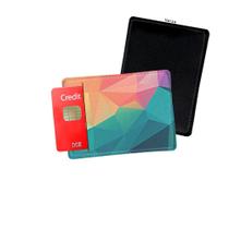 Porta Cartão de Credito Colorido Quality