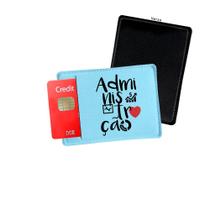 Porta Cartão de Credito Curso Administração Azul - Personalize do seu jeito