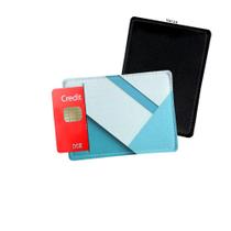 Porta Cartão de Credito Faixa Azul e Amarelo Stock