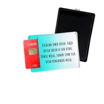 Porta Cartão de Credito Frases Empreendedor Sucesso 4