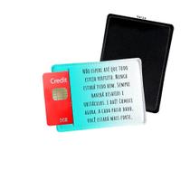 Porta Cartão de Credito Frases Empreendedor Sucesso 6