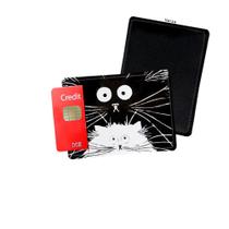 Porta Cartão de Credito Gatinhos Assustados - Personalize do seu jeito