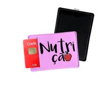 Porta Cartão de Credito Nutrição Rosa