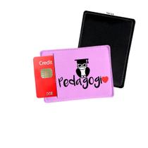 Porta Cartão de Credito Pedagogia Rosa - Personalize do seu jeito