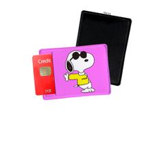 Porta Cartão de Credito Snoopy Cool Rosa