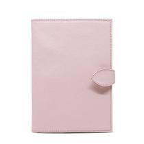 Porta Cartão de Vacina de Couro - Rosa Bebê