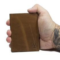 Porta Cartão Em Couro Fóssil Espaço Para CNH Notas Cartões Cédulas Envio Imediato