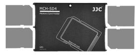 Porta Cartão SD Slim 4 Slots Compacto Organizador Case JJC