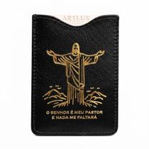 Porta Cartão Slim em Couro Cristo Redentor Artlux 3092 -